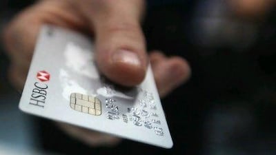 HSBC has already increased security for its cards. Galen Clarke / The National