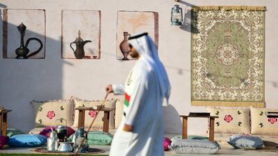 Traditional items on display