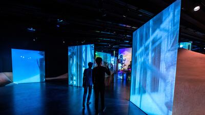 The UAE Pavilion at Expo 2020 Dubai. Victor Besa/ The National.