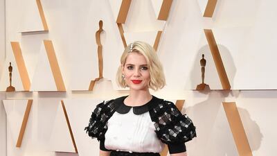 Lucy Boynton in Chanel at the 92nd Annual Academy Awards at Hollywood and Highland on February 09, 2020 in Hollywood, California. Getty
