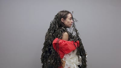 Jackie Nickerson artwork for Alexander McQueen. Photo: Alexander McQueen