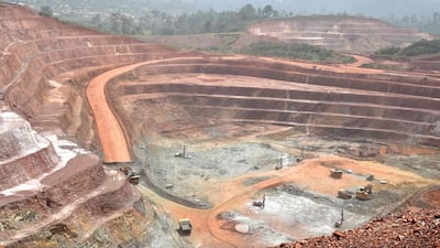 A gold mine in the Ivory Coast. The country is keen to develop its mining sector as it seeks to diversify its economy and reduce its reliance on agriculture. AFP