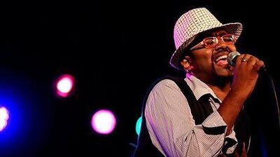 Benny Dayal performing in Chennai. SL Shanth Kumar