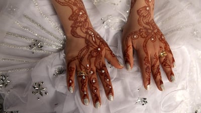 Wedding costs are down as Gazans opt for smaller weddings in lockdown. Heidi Levine for The National