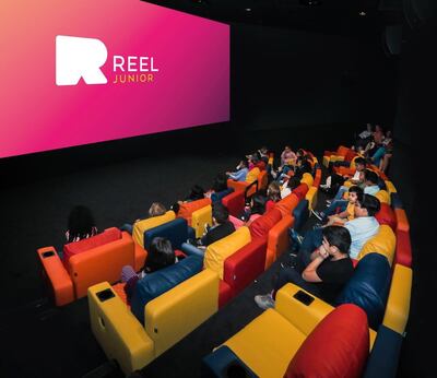 Reel Junior is a cool kids cinema concept at The Springs Souk in Dubai.