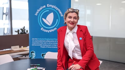 Marilena di Coste, founder of The Butterfly, says it is a 'one-stop shop' for people of determination and their families. Victor Besa / The National