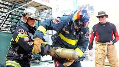The UAE Fire Fighting Championship will be held this week. 911 training