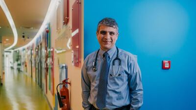 Dr Shadi Hani Tabba, a consultant paediatric endocrinologist at Dubai Diabetes Centre, said most of his young patients eat fast-food every day. Alex Atack for The National