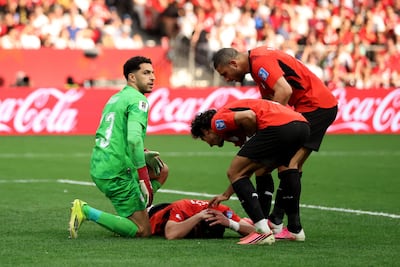 Mostafa Shobeir was brilliant for Egypt. AFP