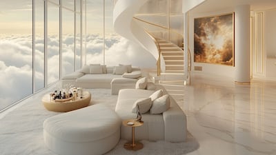 Artist impressions show what a floating staircase would look like. Photo: gt&i