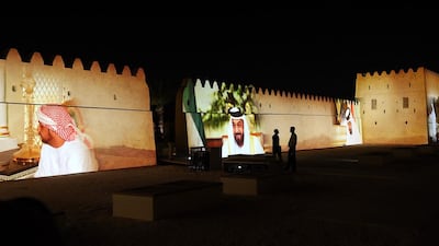 Qasr Al Muwaiji Museum and Exhibition, the birthplace of President Sheikh Khalifa was officially opened in Al Ain. Satish Kumar / The National