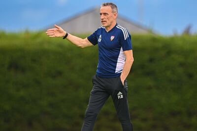 UAE manager Paulo Bento. Photo: UAE FA