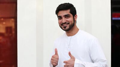 Abdulrahman Al Blooshi, 27, from Al Barsha, says ‘we can make a difference if we win’. Christopher Pike / The National