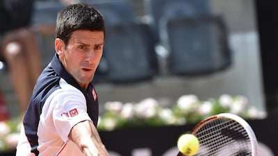 Novak Djokovic advanced to the third round of the Rome Masters on Tuesday. Ettore Ferrari / EPA / May 13, 2014
