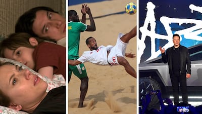 Test your news knowledge with The National's quiz. Netflix via AP, EPA, AFP