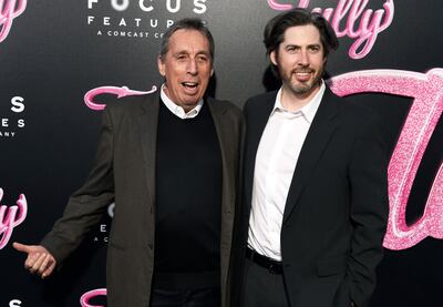 Ivan Reitman with his acclaimed film director son, Jason. AP