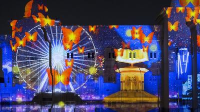 The 10-day event has expanded its reach to new locations this year to highlight the unique designs of landmark buildings and monuments in the emirate.