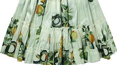 Victoria wore this Roberto Cavalli skirt to the David Beckham Academy launch party in Beverly Hills in 2005. It sold on the first day of the sale for £569 (Dh3,480). Courtesy theoutnet.com