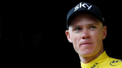 It was a bittersweet day for Team Sky rider Chris Froome on Sunday. Christian Hartmann / Reuters