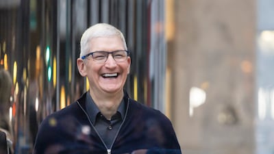 Apple's Tim Cook foresees 'incredible breakthrough potential for generative AI' for the company. EPA