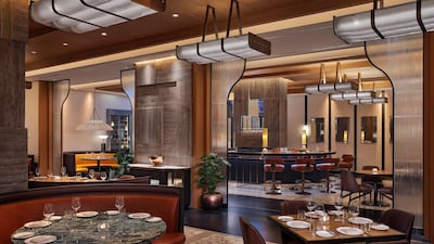 Sleek New York City-born Italianm restaurant Scarpetto is one of several dining options at the Waldorf Astoria Lusail, Doha. Photo: Hilton