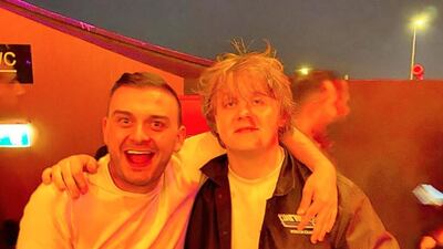 Lewis Capaldi was pictured out enjoying SKY2.0 ahead of his Sharjah concert. Chris Wright / Instagram
