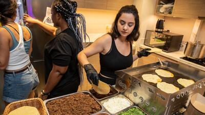Salam El Baba quit her job and, while travelling through Mexico, discovered a love of tacos. All photos: Antonie Robertson / The National