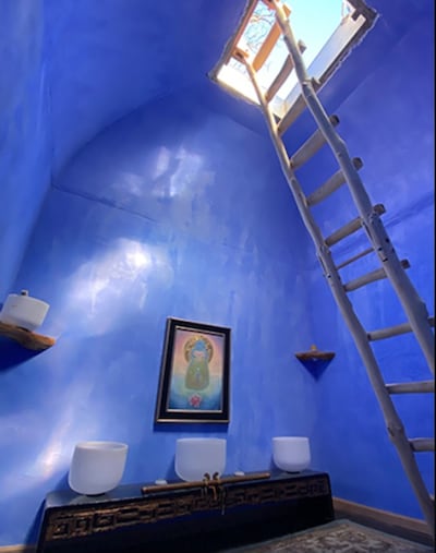 A room at Sky Cave Retreats in Oregon in the US. NFL star Aaron Rodgers recently spent four days at the facility. Photo: Sky Cave Resorts