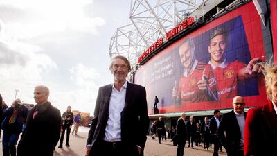 Potential buyer Sir Jim Ratcliffe tours Old Trafford in March, after the Glazer family announced in November 2022 that they were conducting a strategic review, with the sale of United one option being considered