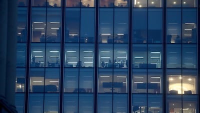 Empty offices are seen as the spread of the coronavirus disease (COVID-19) continues, in London, Britain. REUTERS