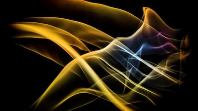 Fine art photograph by Philip Van Avermaet’s smoke art for Crossroads #19 - SMOKE ART exhibition. Courtesy Swiss Art Gate UAE