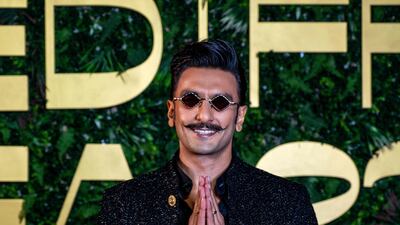 Bollywood star Ranveer Singh was honoured on the opening night