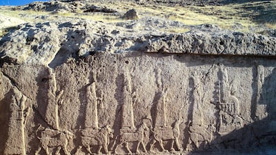 Experts say the carvings were made to remind people of the king who ordered the canal's construction.