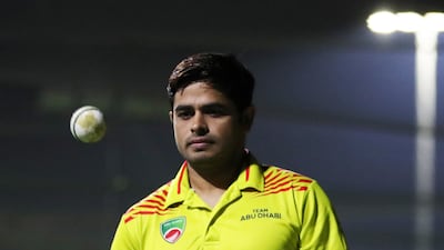 Ali Abid gave up his job to pursue cricket full-time. Pawan Singh / The National
