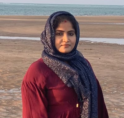 Shivaleela Santosh Hagargi won almost Dh800,000. Photo: Emirates Draw