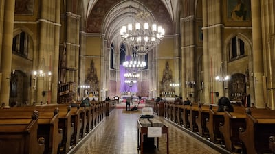 Vienna's Neuottakring church is home to a substantial Ukrainian congregation. Tim Stickings/The National