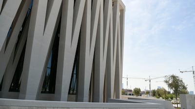 The Moses Ben Maimon Synagogue on Saadiyat Island, Abu Dhabi, is one of three places of worship celebrating the Abrahamic religions. All photos: Khushnum Bhandari / The National
