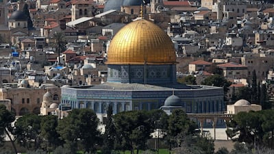 Al Aqsa Mosque in Old City of Jerusalem. AFP