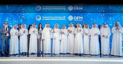 Al Ansari Financial Services listed on the DFM in April 2023. Photo: Dubai Financial Market