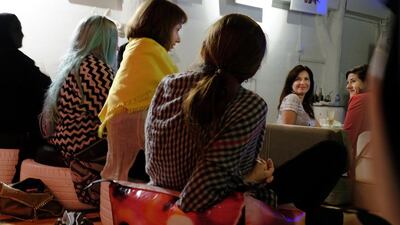 The group met at the Etihad Gallery Cafe Art House in Abu Dhabi, bringing together women of all nationalities and from a broad range of careers. Delores Johnson / The National