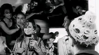 The actress in a scene from 1958's Youssef Chahine's Bab Al Hadid.