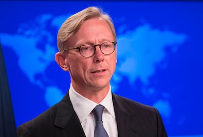Brian Hook heads the US State Department's Iran Action Group. AFP