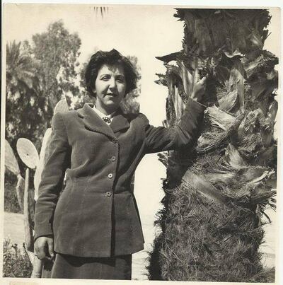 Naziha Selim in Baghdad in the early 1950s. Photo: Faisel Laibi Sahi
