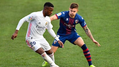 Real Madrid forward Vinicius Junior. AFP