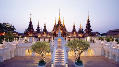 Stay two nights in a two-bedroom villa at the Mandarin Oriental Dhara Devi in Chiang Mai and get the third night free.