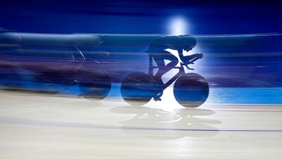 Team Inspired's Rhys Britton, Alfred George, Ethan Vernon and Sam Watson in the mens' team pursuit, during Day 3 of the UK National Track Championships in Manchester, on Sunday, January 26. PA