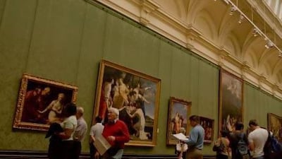The National Gallery in London, the setting for Chloe Aridjis' novel Asunder. George Rose / Getty Images