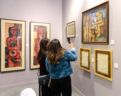 Art Cairo is running at the Grand Egyptian Museum until Tuesday. Photo: Art Cairo