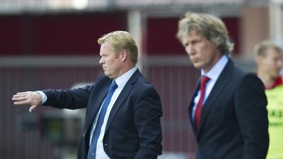 Southampton coach Ronald Koeman. AFP