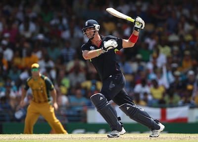 Mohammed Nabi’s favourite recollection is of bowling to his hero, Kevin Pietersen – a player who subsequently became a teammate. Clive Rose / Getty Images